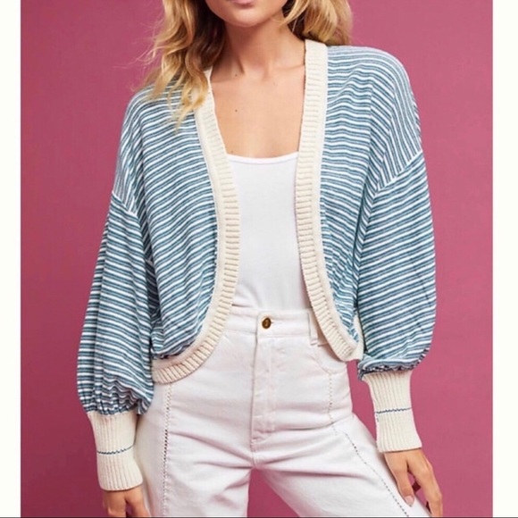 Anthropologie Sweaters - Anthropologie Moth Open Front Cardigan, Size Small